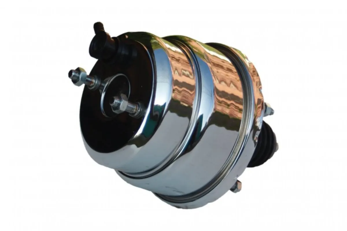 LEED Brakes 7 inch dual power brake booster with bracket (Chrome) product image