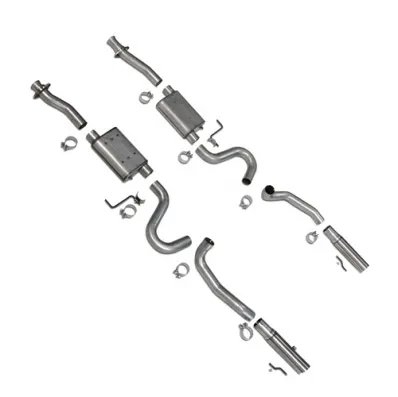 1986-2004 Mustang gt lx Cobra Varitune Full Cat Back Exhaust System ss Tips product image