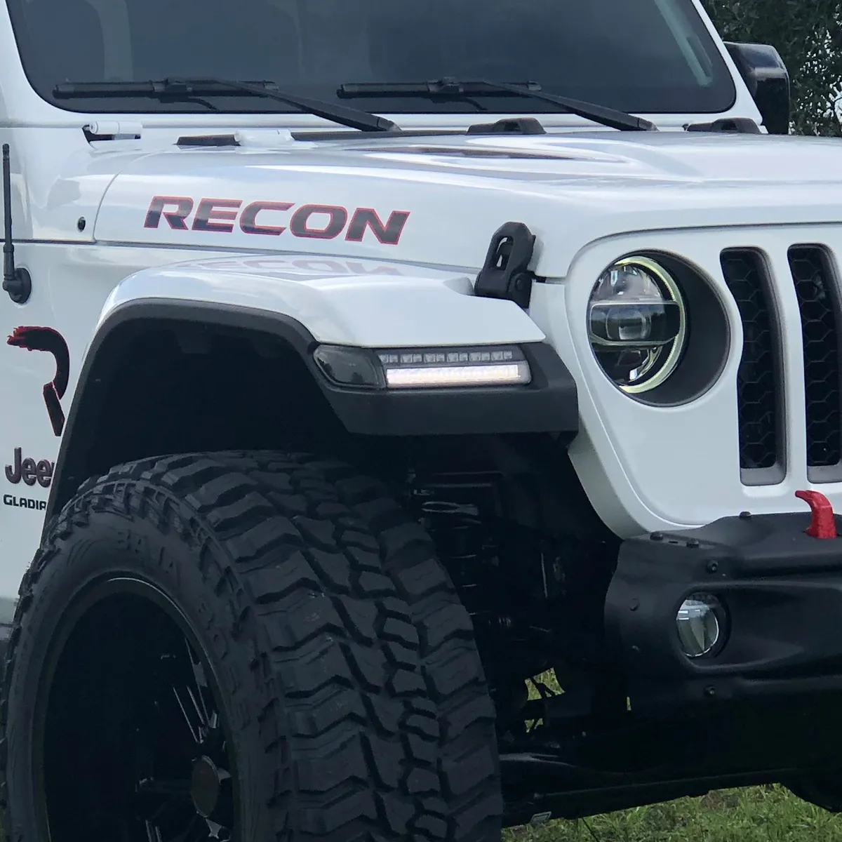 Jeep Wrangler JL 18-25 Ultra Bright White DRL Oled Amber Scanning Switchback Turn Signals Fender Lights (Replaces OEM Halogen) - Multiple Lens product image