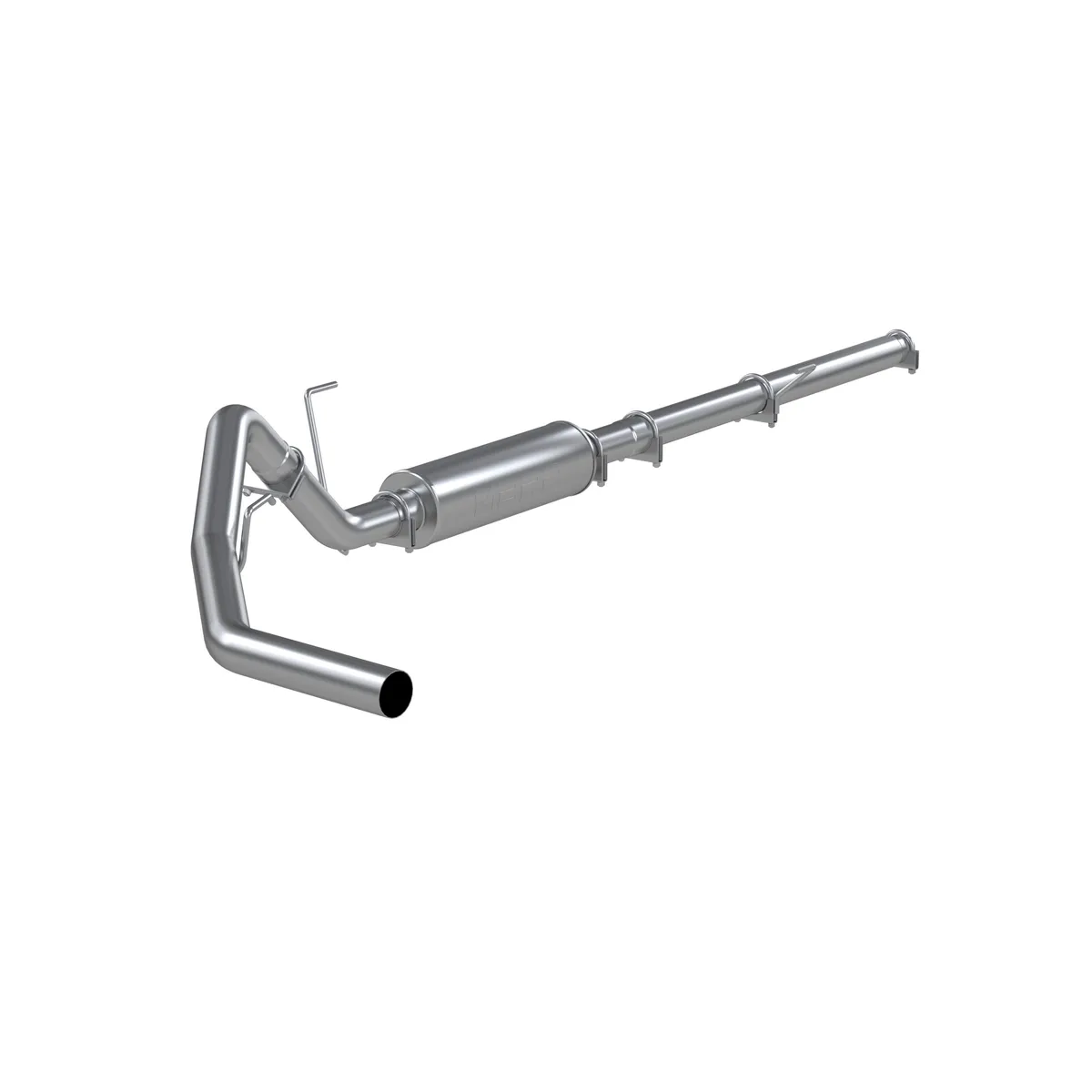 Armor Lite Cat Back Exhaust System; 3 in.; Incl. Ext. Pipe/Mid Pipe/Muffler/Tailpipe/Hardware; No Tip Incl. Single Side Exit; Aluminized; product image