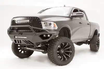 Fab Fours 1018 RAM 2500/3500(19 Classic)vengeance Front Bumper W/Prerunner Guard Matte Black
