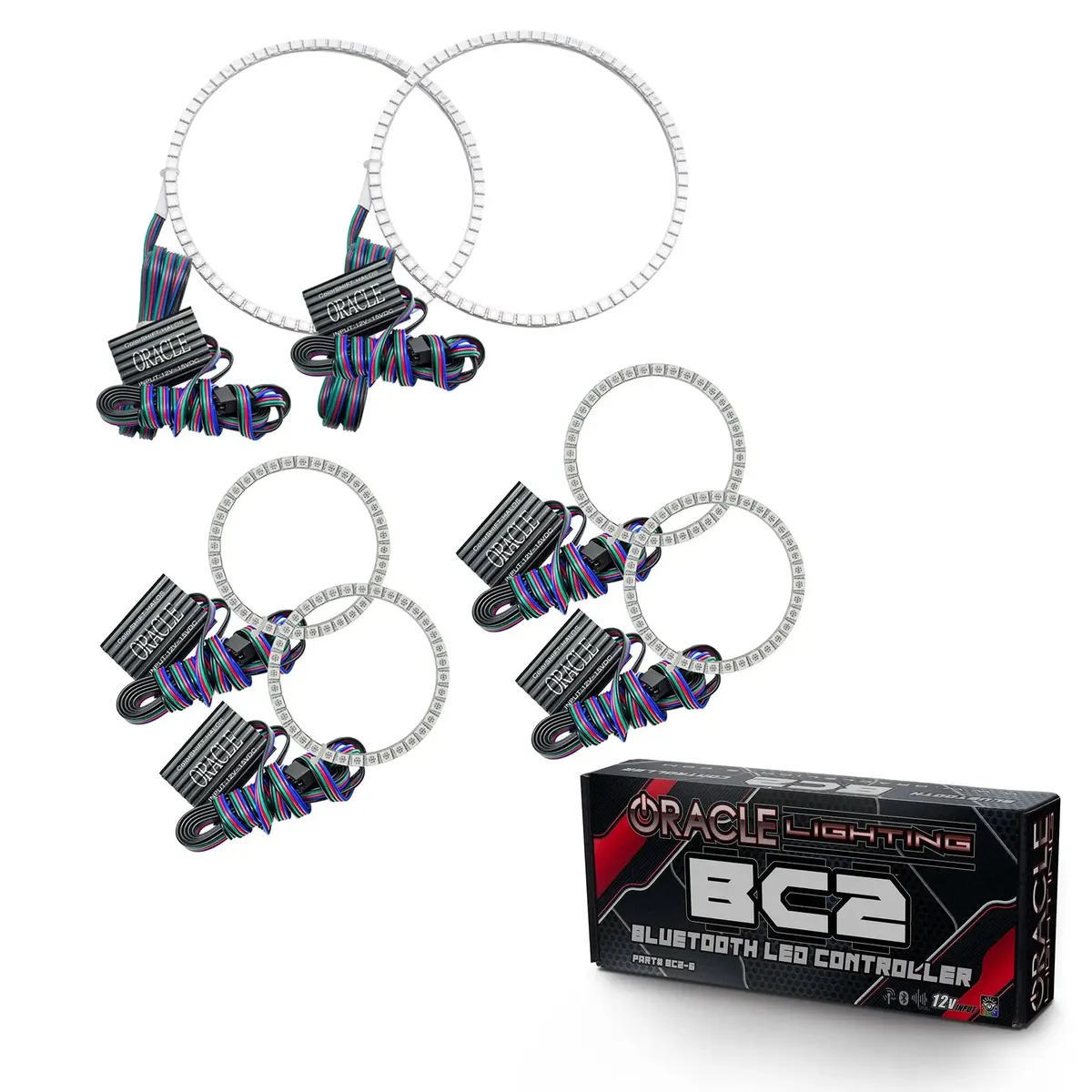 ORACLE Lighting 2001-2004 Nissan Frontier LED Headlight Triple Halo Kit product image