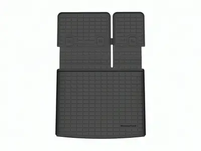 Weathertech SeatBack Cargo Liner HP; Black; Behind 2nd Row Seating;