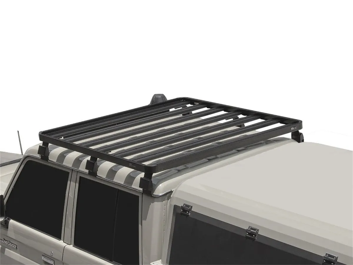 Slimline II Roof Rack Kit; For 1999-2023 Toyota Land Cruiser 78 Series Double Cab Pickup; 1425 W x 1358 L; product image