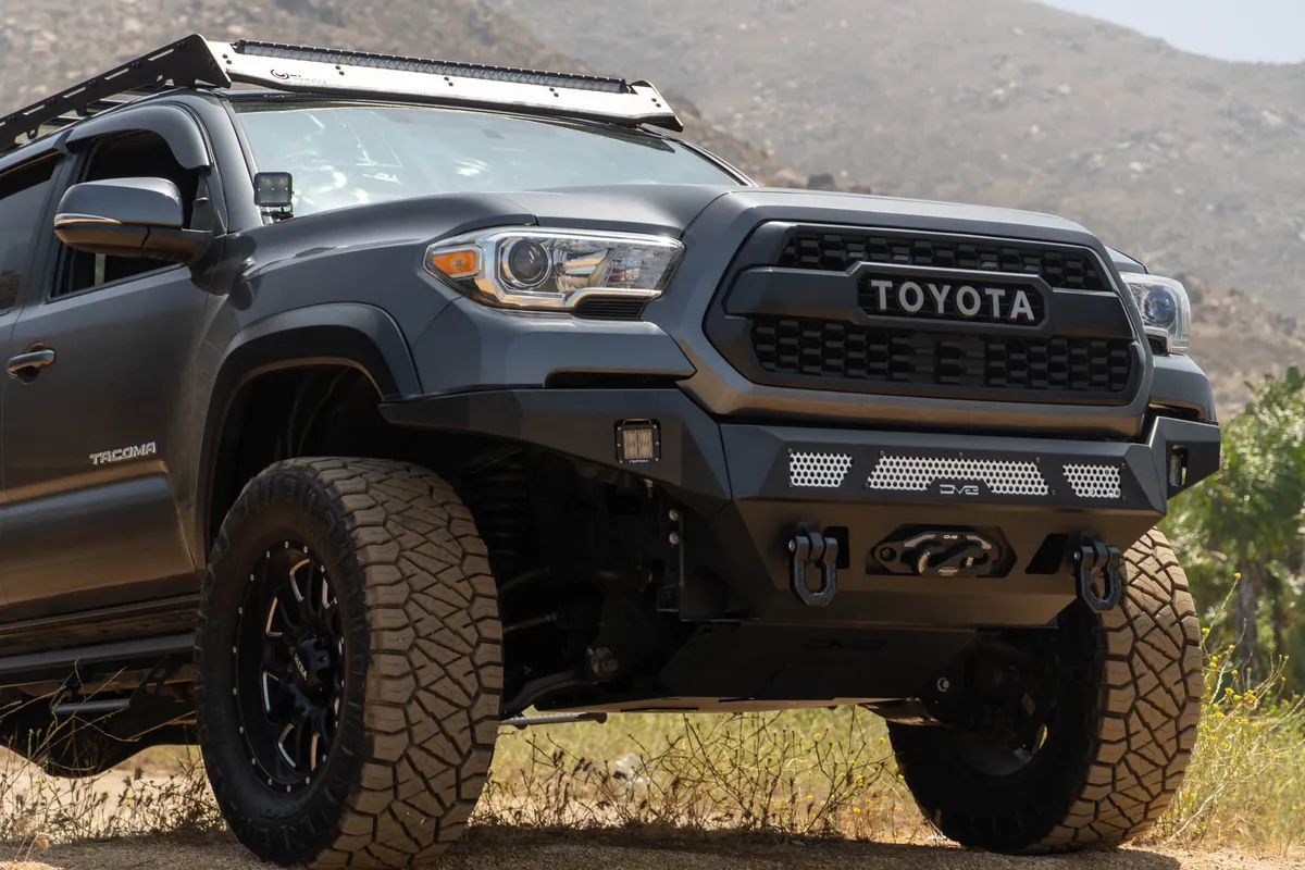 2016-2023 Toyota Tacoma DV8 Offroad Mto Series Winch Front Bumper product image