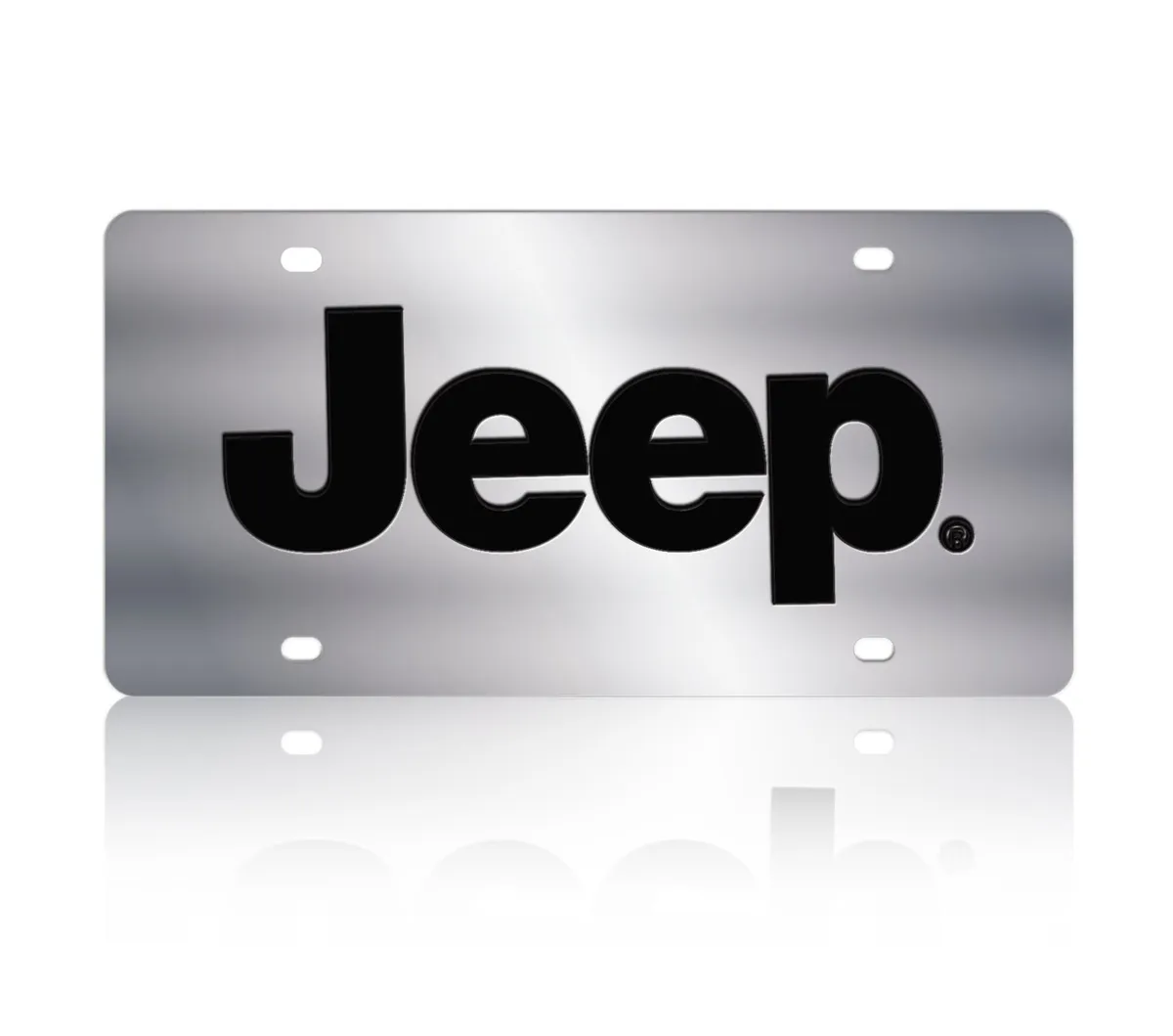 Eurosport Daytona Jeep Stainless Steel License Plate