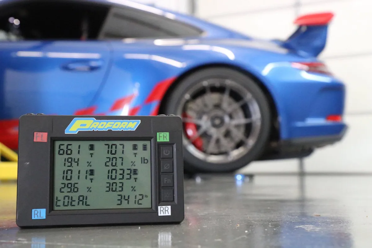 Slim Wireless Vehicle Scale System 7,000LB Capacity 1,750LB Per Pad Rating Includes 4 Pads Proform product image