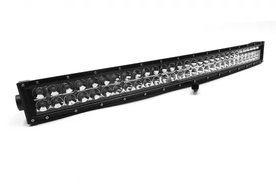 40.0 Inch LED Light Bar Double Row Curved Chrome Series Combo Flood/Beam 240W DT Harness 21,600 Lumens Southern Truck Lifts product image
