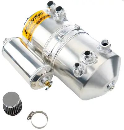 Peterson Fluid Oil Tank 1.5gal 16an Dual Return w/ Catch Can