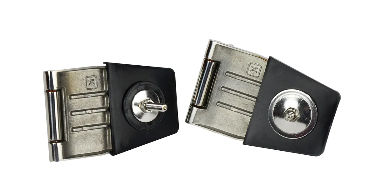 Jeep YJ/TJ Hardtop Liftgate Hinge Pair 87-06 Wrangler TJ/YJ Polished Silver Kentrol product image