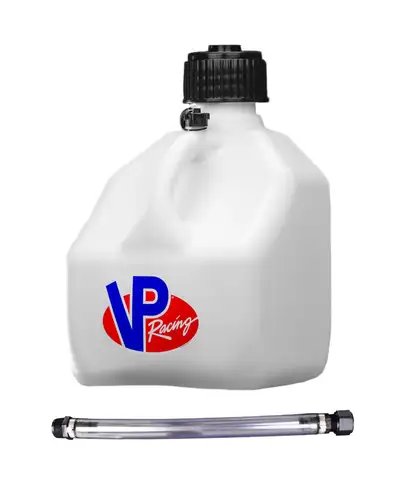 VP Racing Fuels VP Racing Fuels 4173-CA White VPSQ 3 Gal MS Container W/ DLX Hose