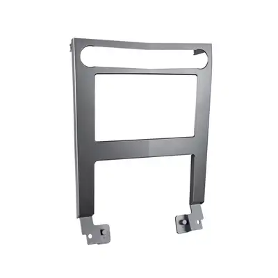 Metra Electronics TURBOKits; Radio Installation Kit; Incl. Instructions/Hardware; For Double DIN/Two Single DIN; Painted Silver To Match Factory Dash;