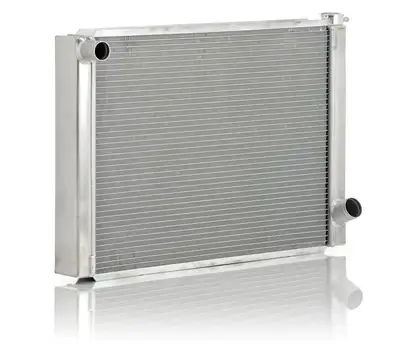 Be Cool GM Single Pass Circle Track Radiator Dual 1 Inch Core 19 x 28 Inch Be Cool Radiator