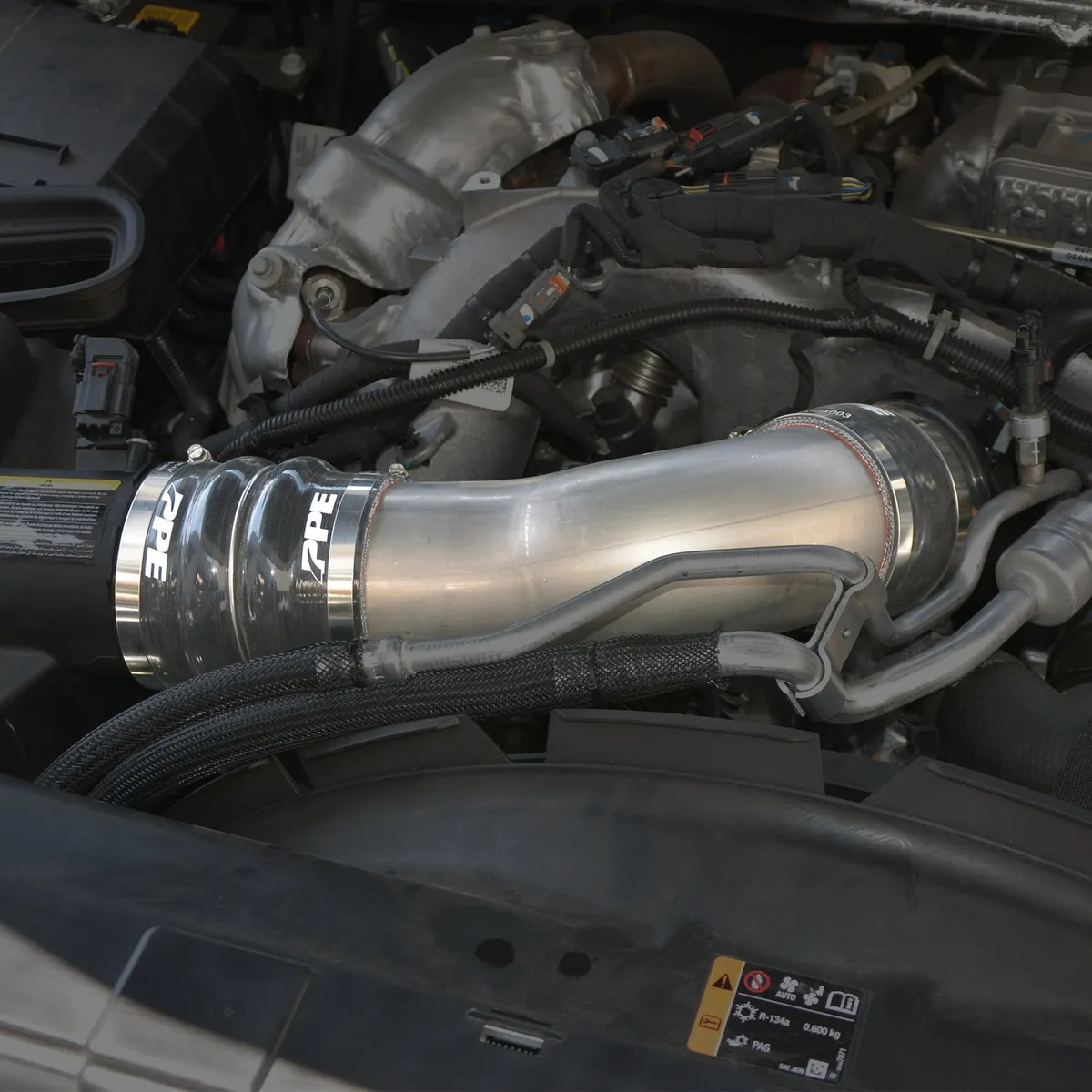 Pacific Performance Engineering 2020-2023 GM 6.6L Duramax Turbo Inlet Upgrade Kit Polished PPE Diesel