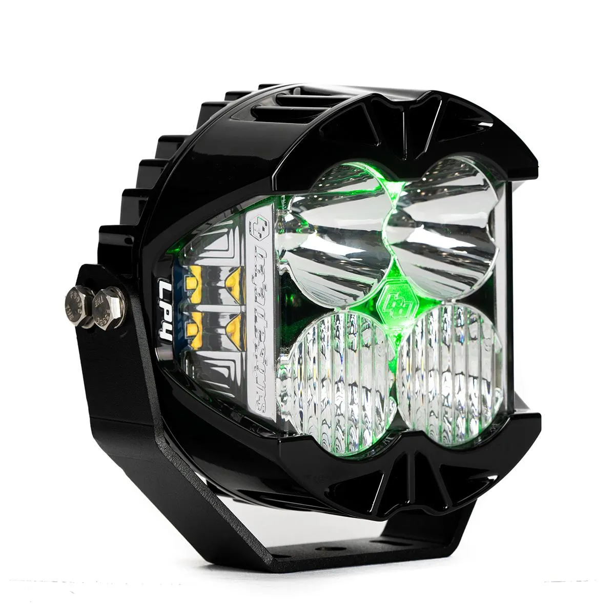 LP4 Pro LED Auxiliary Light Pod Light Pattern Driving/Combo Green Backlight Baja Designs product image