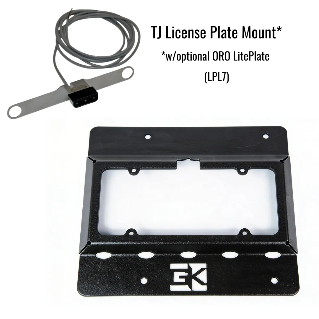 License Plate Relocation Kit for Jeep Wrangler TJ / YJ / LJ (1986-2006) product image