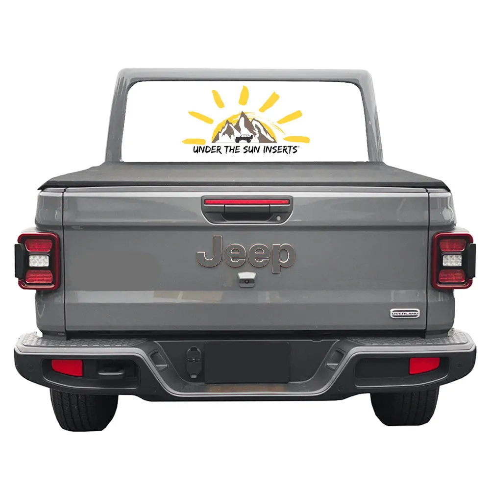 Grey Jeep Fender Emblem Overlay Vinyl Decals 2pk product image