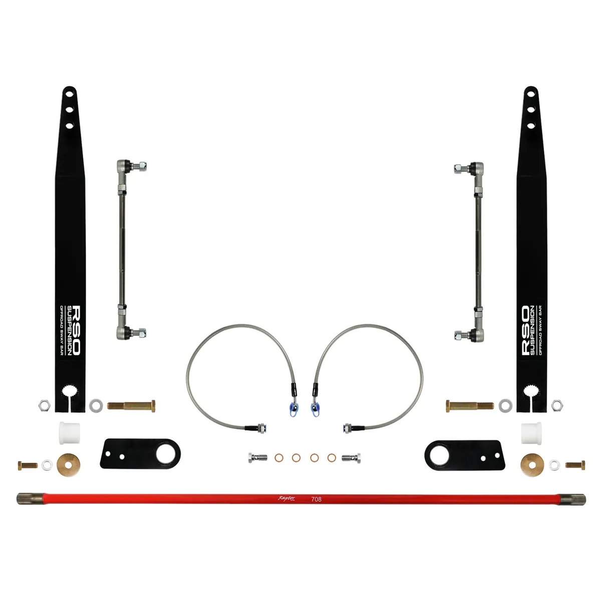 Raptor Series 170107-405500 RSO Rear Sway Bar Kit with Adj End Links 0-6in Lift for Wrangler JK/JKU 4-Door product image