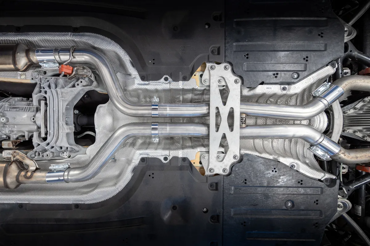 2023-Up BMW M2 G87 3.0L Armor Pro T304 Stainless Steel 3-Inch Resonator Bypass MBRP product image