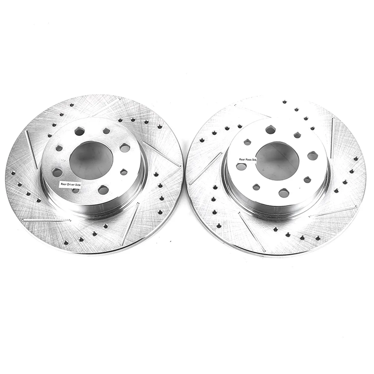 Evolution Drilled/Slotted Zinc Plated Rotors (Pair) product image