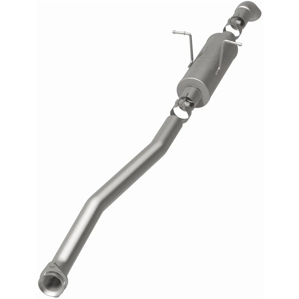98-10 Ford Ranger EC/CC 3.0/4.0 Cat-Back System featuring 2.5in stainless steel piping and a 3in stainless steel Turn Down tip product image