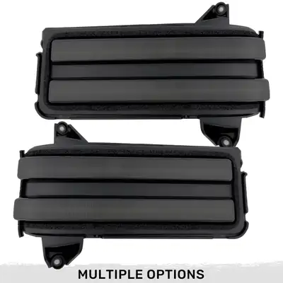 Recon Accessories Recon Chevy/Gmc 20-24 HD 2500/3500 Tow Mirror LED Mirror Light Kit w/ Amber LED Running Lights Amber Scanning Turn Signals 264253bkam