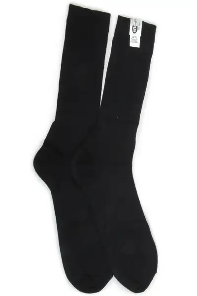 Racequip Sfi 3.3 Fire Retardant (Fr) Socks Medium Shoe Size 89 Black