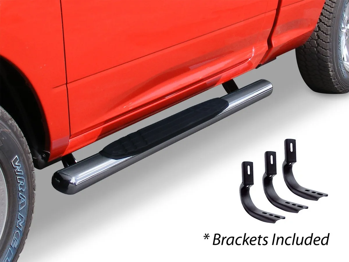 Go Rhino Go Rhino 684418052PS - 4 OE Xtreme SideSteps With Mounting Bracket Kit - Polished Stainless Steel