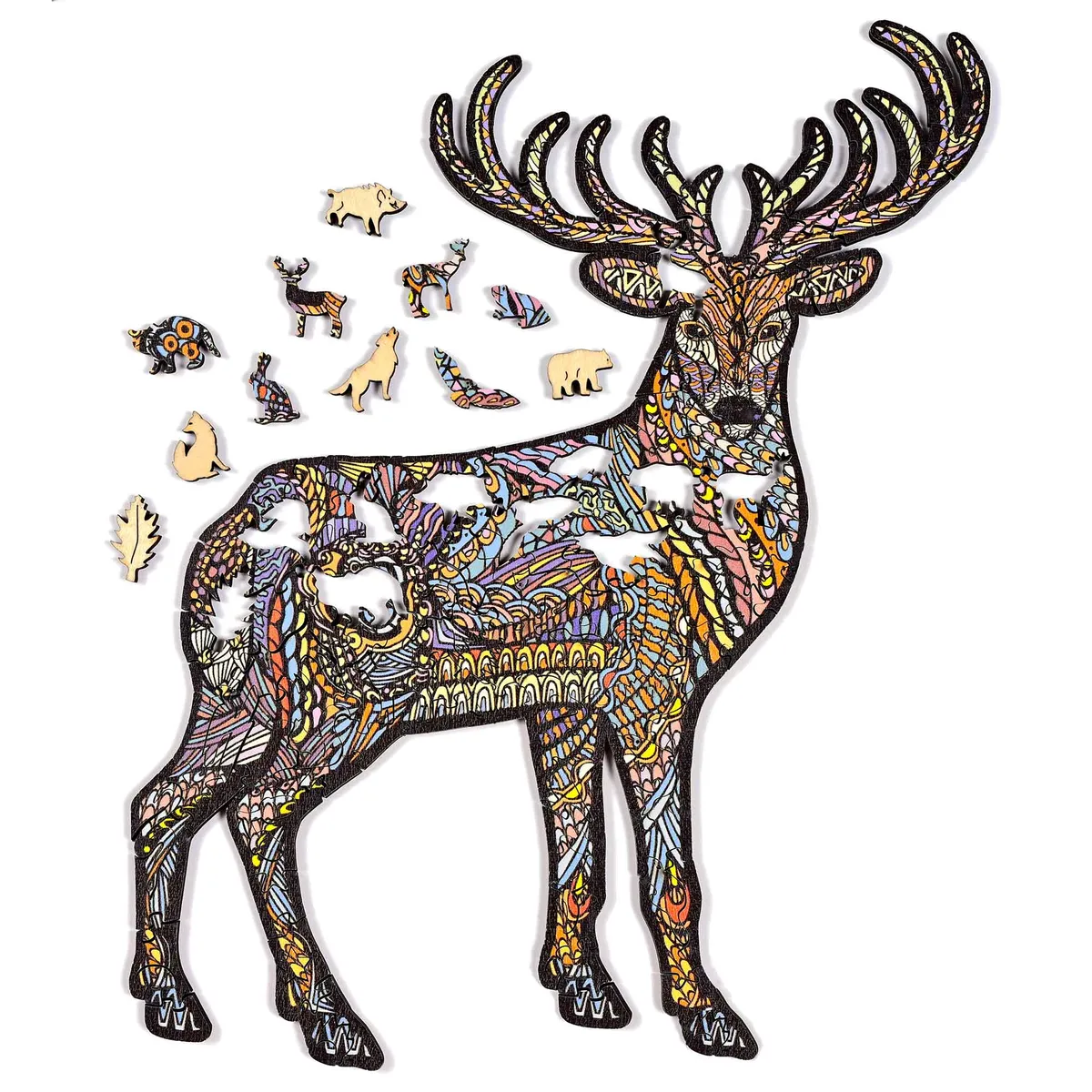 Whitetail Deer Wood Puzzle product image