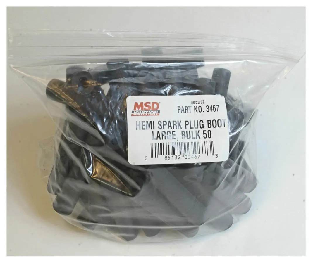 MSD Hemi Spark Plug Tube Boots 50pk
