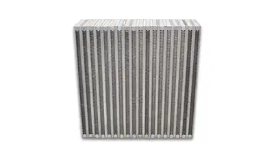 Vibrant Performance Vertical Flow Intercooler Core; 12 in. Core Width; 3.5 in. Core Thickness; 12 in. Height; 6061 Aluminum;