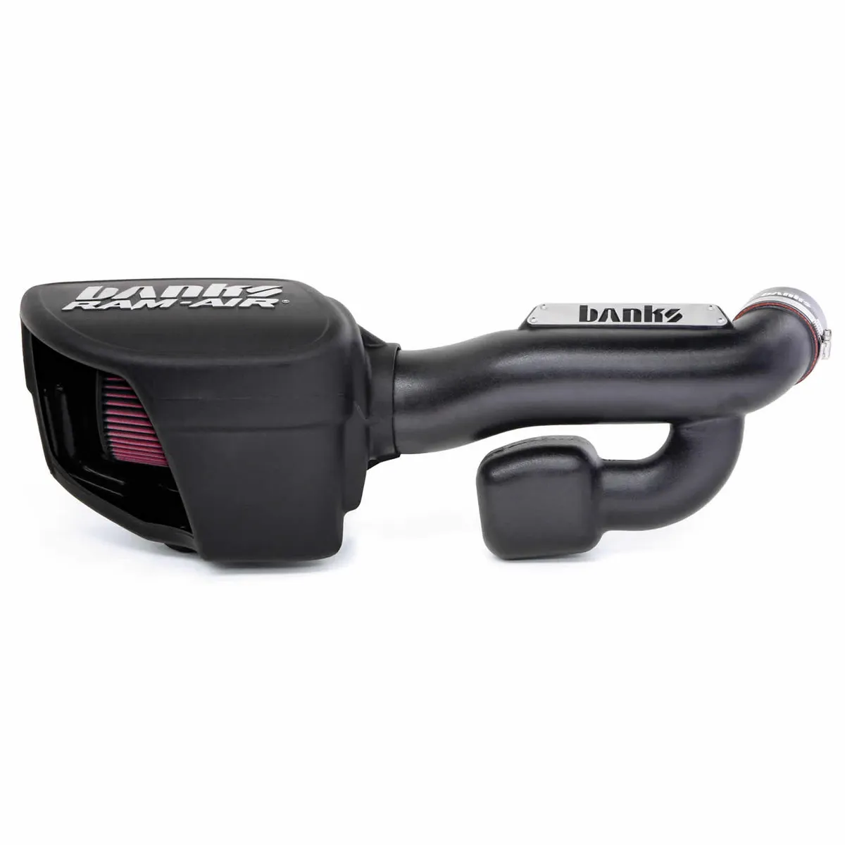 Ram-Air Cold-Air Intake System Oiled Filter 2012-18 Jeep 3.6L Wrangler JK Banks Power product image