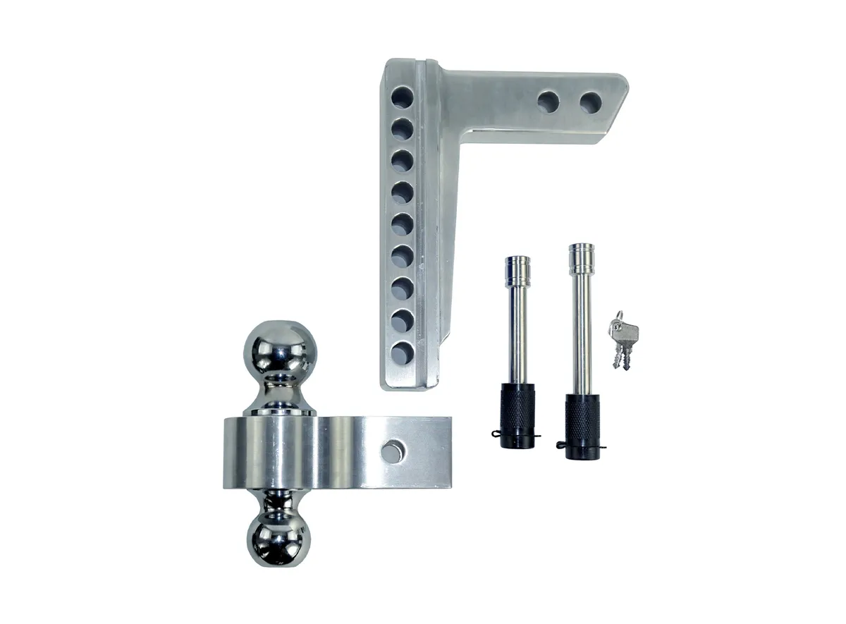 HP10598-1 Pacbrake Ball Mount - 2 shank 8 Drop Chrome product image