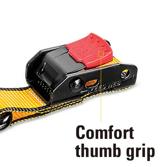 4 Piece Strap Set with Swivel Hook Cam Buckles and Soft Straps product image