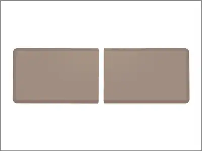 Weathertech Comfort Mat Connect; Tan; Stone; Set of 2; Use In Conjunction w/a Set Of End Mats;