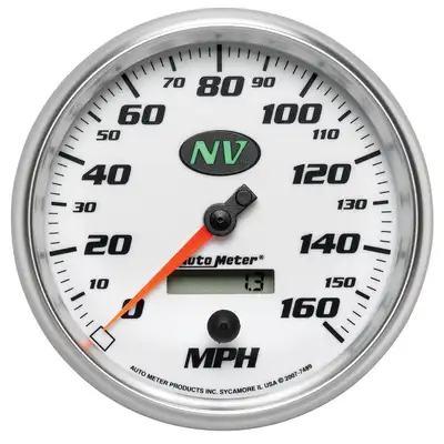 AutoMeter Gauge, Speedometer, 5", 160mph, Elec. Programmable, NV