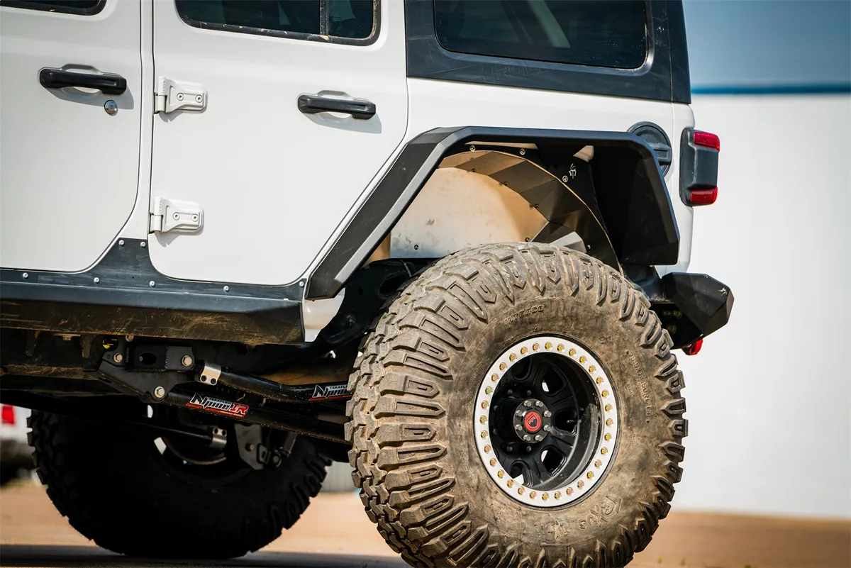Stealth Rear Wide Fender Flares - Texture Black 2018-2025 Jeep JL JLU product image