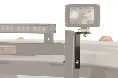 RealTruck Backrack RealTruck Backrack 91005 Sport Light Bracket; Universal; L Bracket; Sold in Pair
