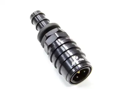 jiffytite Q/R #10 Male Push Lock to #10 Socket Valved Blk