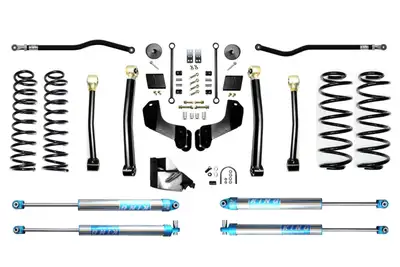 EVO Manufacturing Evo Manufacturing 4.5in Enforcer Overland PLUS Stage 3 Lift Kit w/ KING 2.0 Shocks - JL 4Dr Diesel