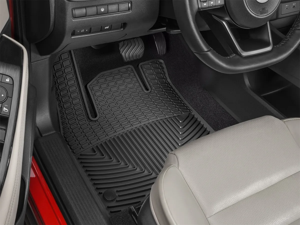 Weathertech Front Rubber Mats Nissan Rogue 2021 + Black