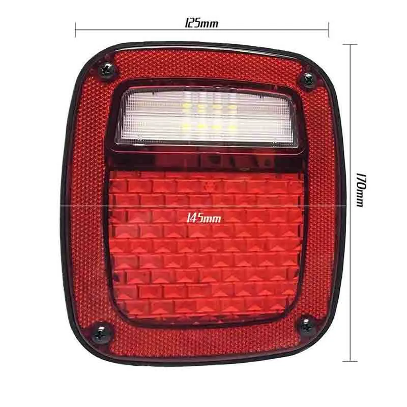 LED Tail Lights For Jeep Wrangler CJ / YJ / TJ / Rubicon product image