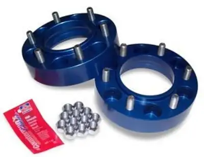Spidertrax 9904 Grand Cherokee 5 X 5in X 11/4in Thick Blue Wheel Spacers(Pair)