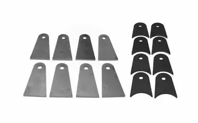 Steinjager Steinjäger Tabs and Clevises, Weld On 4 Link Tab and Clevis Kits 0.563 Bore 2.75 Axle Diameter 3.50 Long Axle Tab 4.00 Inch Straight Tab 8 Axle Tabs, 8 Straight Tabs