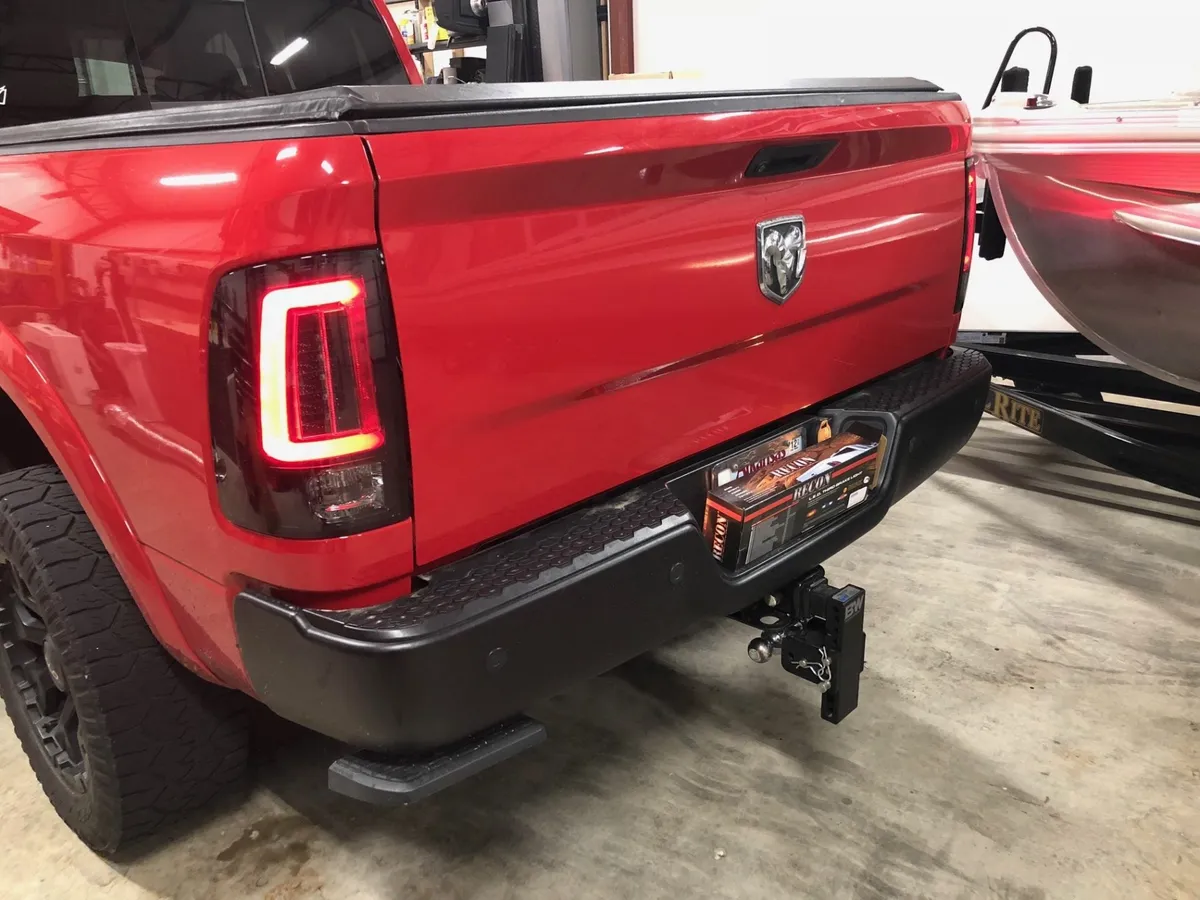 Dodge 09-18 RAM 1500 And 10-18 RAM 25003500 Oled Tail Lights Replaces Factory OEM Halogen Tail Lights - Smoked Lens product image