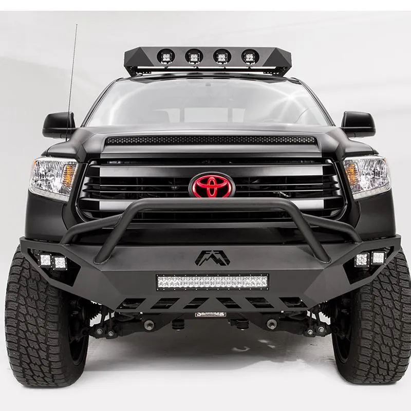 Vengeance Front Bumper; 2 Stage Black Powder Coated; No Guard; product image