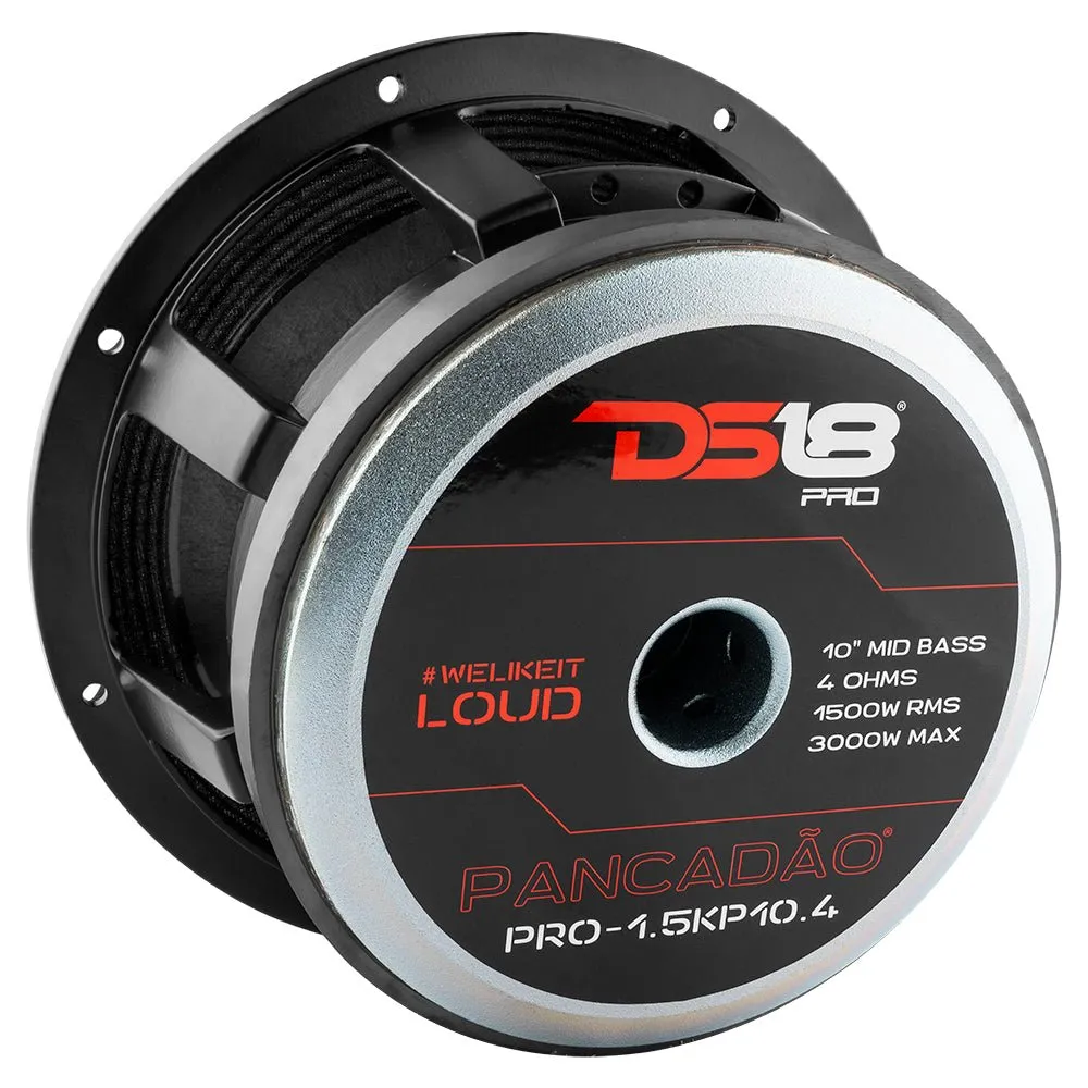 PANCADÃƒO Mid-Bass Loudspeaker 10" 1500 Watts Rms 4-Ohm product image