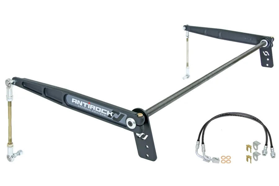 Rock Jock Antirock Sway Bar Kit JK Rear Forged Arms (Heavy) 1 1/8 Inch Bar RockJock 4X4