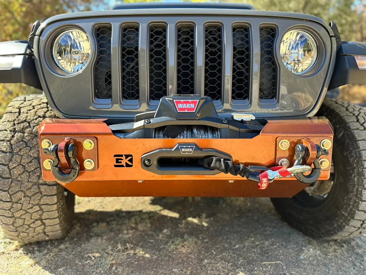 Gauntlet Front Bumper w/Winch Plate for Jeep JL/JT (2018-2024) product image