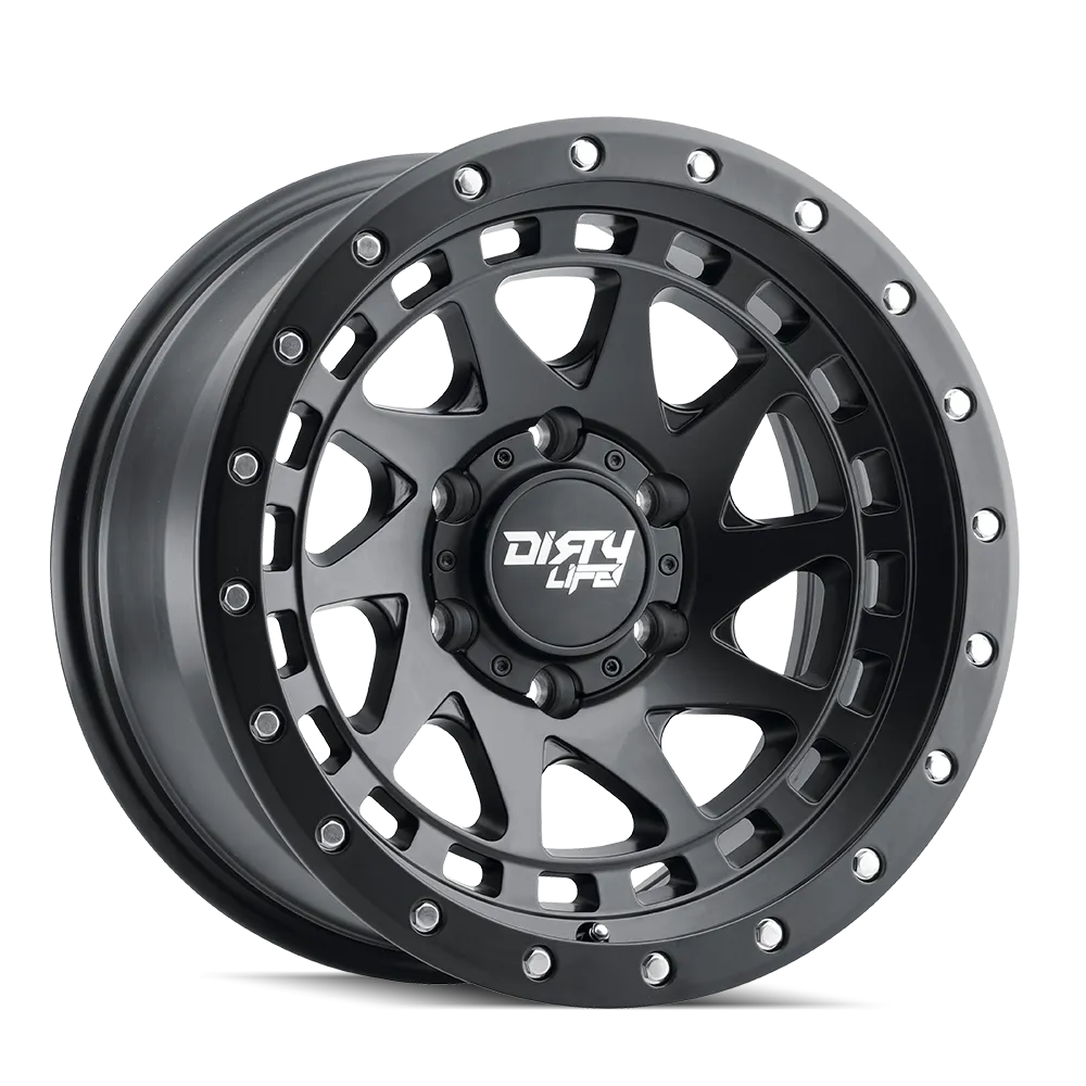 Dirty Life 9311 Enigma Pro Series Wheel, 17x9 5x5 -12MM - Matte Black - JT/JL/JK product image